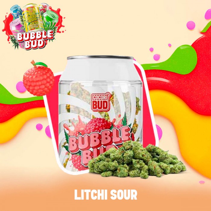 Flores CBD Cocori Litchi Sour 10g de la línea Bubble Bud.