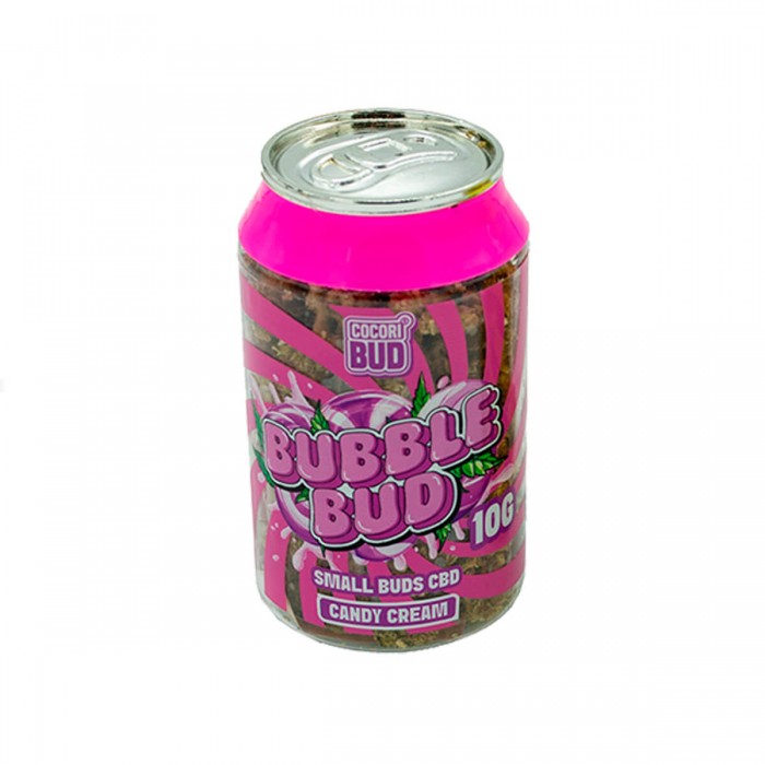 Flores CBD Cocori Candy Cream 10g de la línea Bubble Bud, envase.