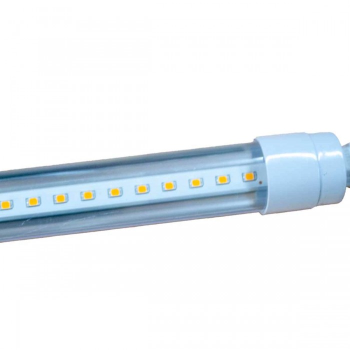 Barras LED 25w Spiderlux modelo Clone con temperatura de 3250k, detalle diodos.