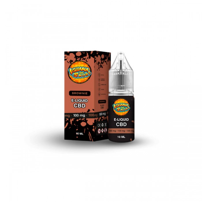 Líquido con CBD 100mg Brownie de Iguana Smoke. Envase 10ml