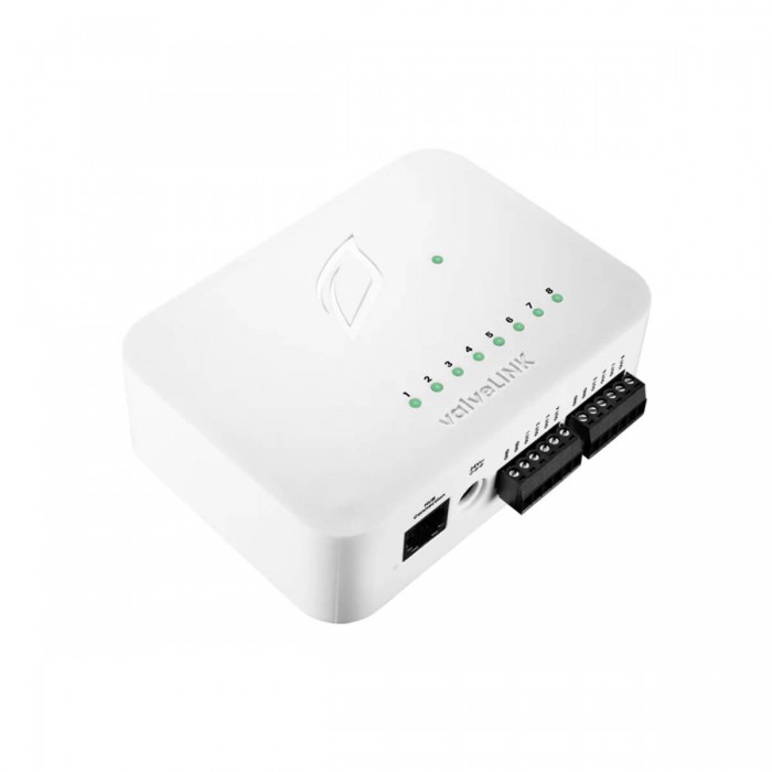 Controlador de Riego ValveLink de Growlink, perspectiva izq.