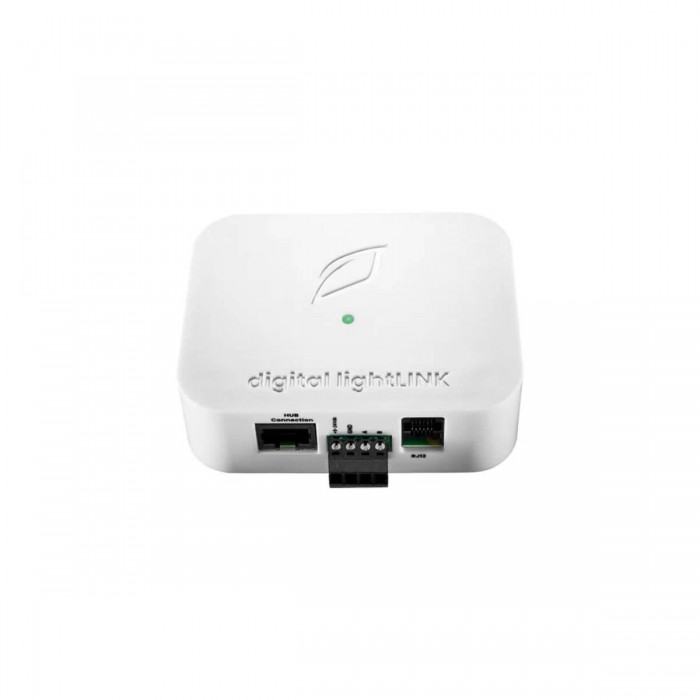 Digital Lightlink de Growlink, controlador de iluminación, conexiones.