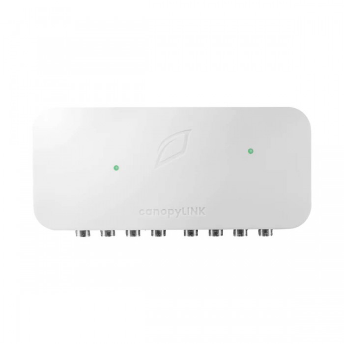 Modulo de Monitoreo climático CanopyLink de Growlink, luces LED.