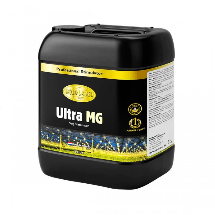 Ultra MG, estimulador vegetativo (Gold Label) complemento para cultivo de marihuana de 5L.