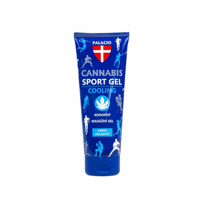 Gel con aceite de cáñamo Sport de Palacio de 200ml, carátula.