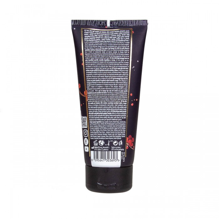Gel CBD para masaje de 175ml de Palacio, ingredientes.