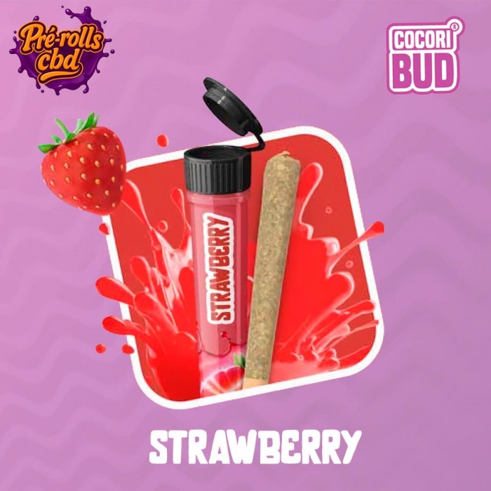 Pre-Rolls CBD King Size de Cocori Bud, Strawberry.