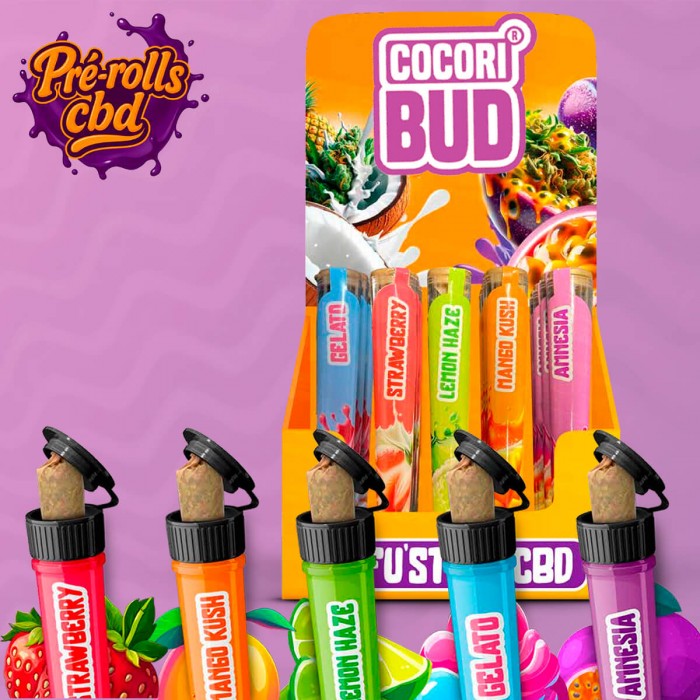 Pre-Rolls CBD King Size de Cocori Bud, porros CBD.