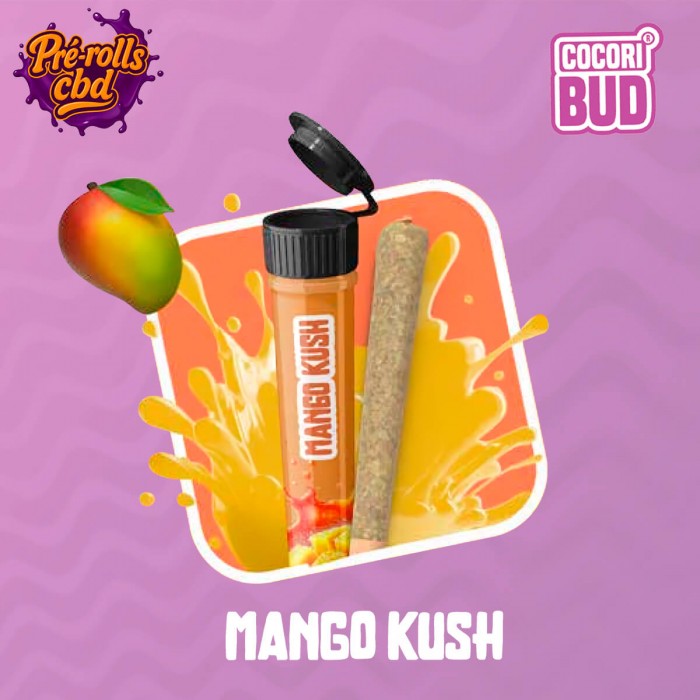 Pre-Rolls CBD King Size de Cocori Bud, Mango Kush.