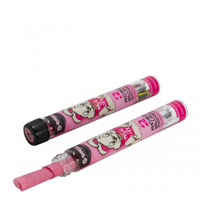 Blunts Formato Cono Rosa de G-Rollz Thug for Life 2 unidades, interior.