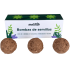 Bombas de Semillas aromáticas Meliflor de albahaca, hierbabuena y menta, bolas de arcilla artesanales.