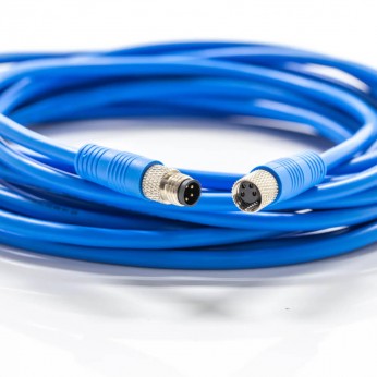Cable M8 con Doble Pin GrowLink para sensores, detalle de conexión.