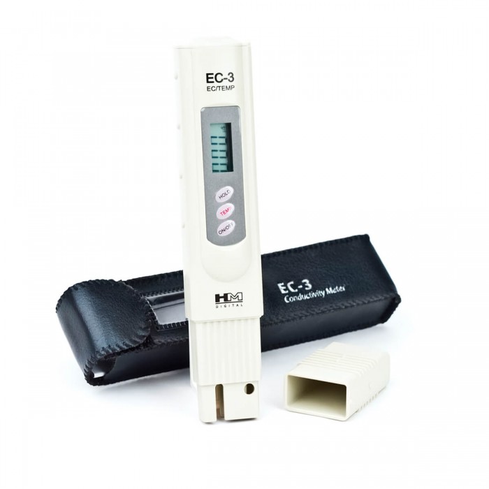 Medidor de EC 3-HM para electroconductividad en el agua.