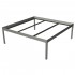 soporte para bandeja gris de 1,6 x 1,6 metros.