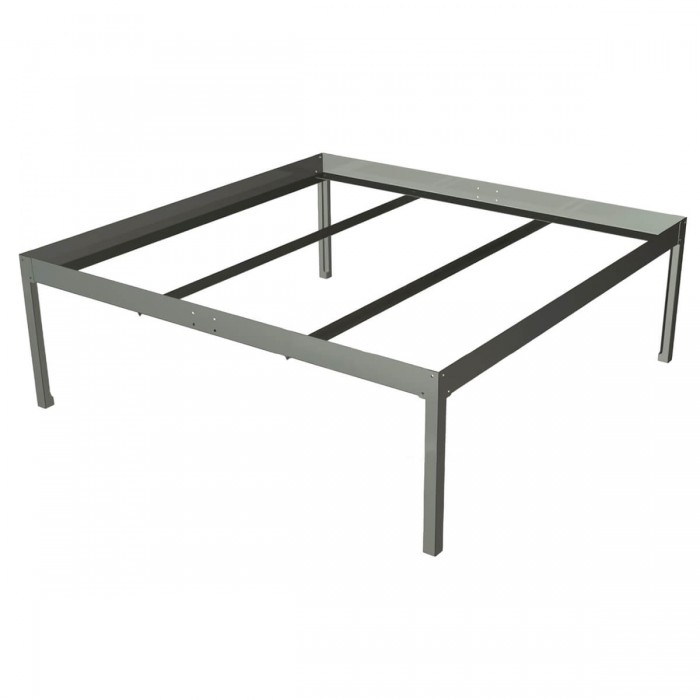soporte para bandeja gris de 1,6 x 1,6 metros.