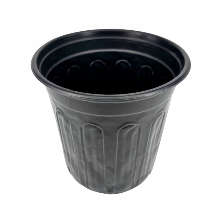 Maceta Dog Pot de 3,78L para cultivo de plantas, inclinada.
