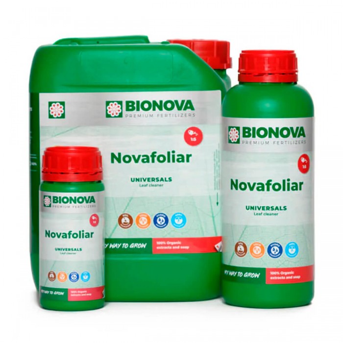 Novafoliar, limpiador de hojas de Bionova.