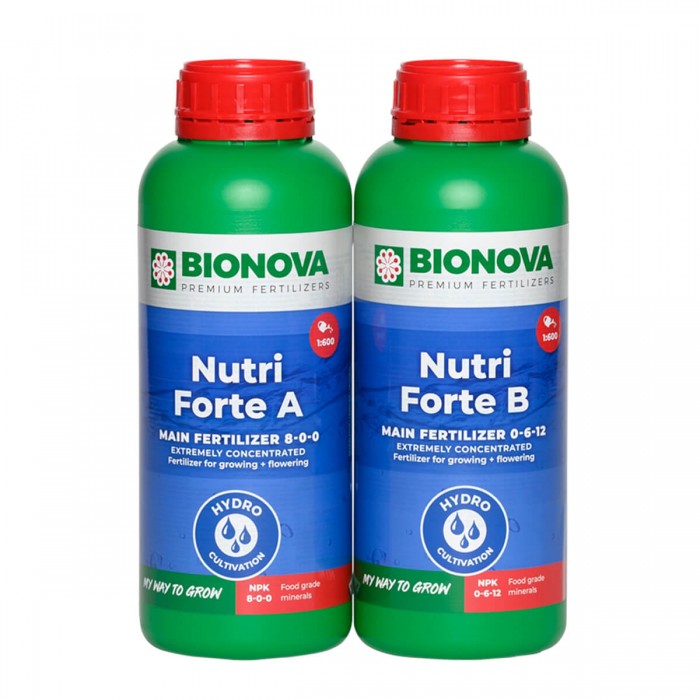 Nutri Forte A+B Hydro Bionova , envase de 1L.