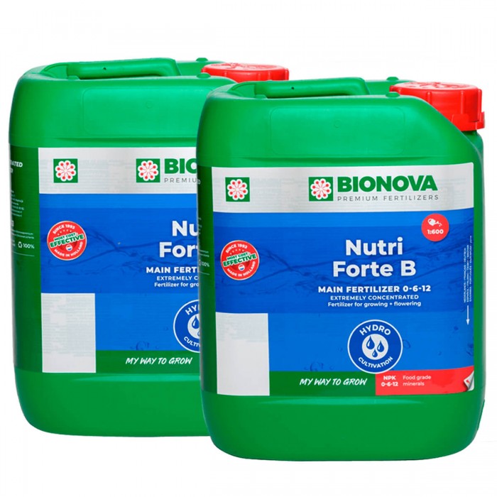 Nutri Forte A+B Hydro Bionova , envase de 5L.