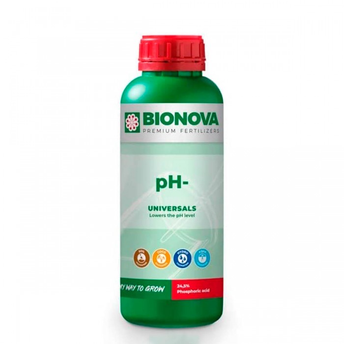 Ácido reductor de PH Bionova, envase de 1L.