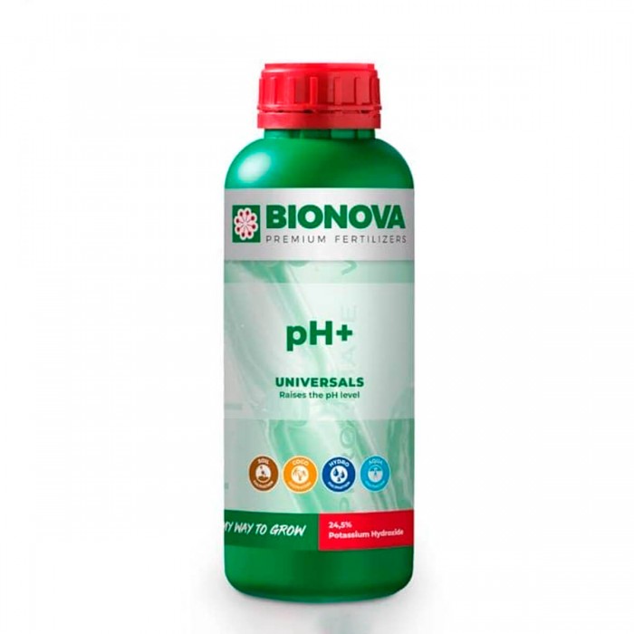 Elevador de PH de Bionova para agua de riego.