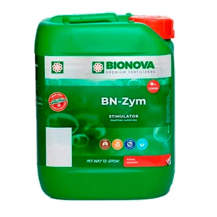 BN-Zym de Bionova, encimas para cultivo, envase de 5L.