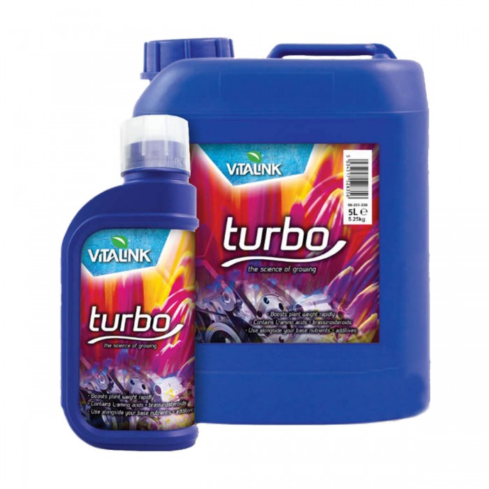 Turbo (Vitalink) - Estimulador de crecimiento y floración, diferentes formatos.