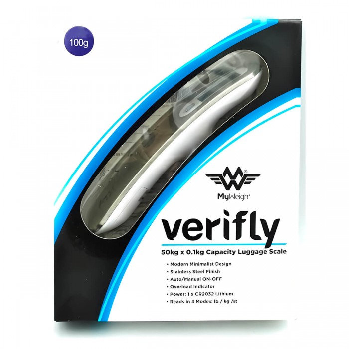 Báscula Proscale Verifly 50 Kg x 100 gramos, caja.