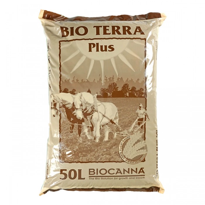 Bio Terra Plus de Canna, envase de 50L.