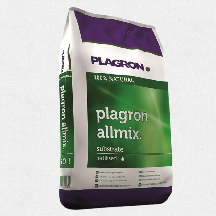 Plagron Allmix. Sustrato biológico abonado 50L.