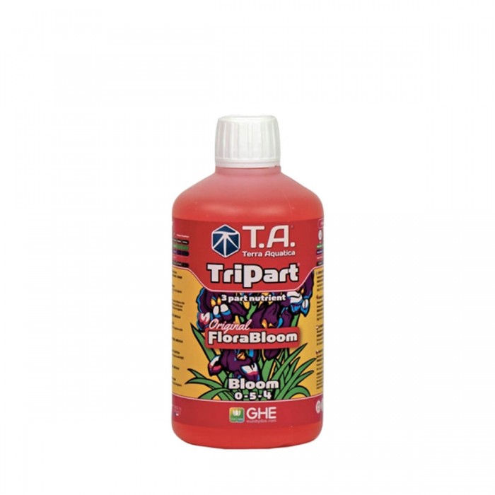 Florabloom Tripart Bloom de GHE Terra Acuatica, envase de 500ml.