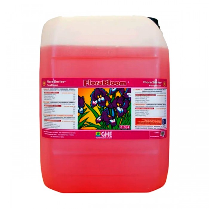 Florabloom Tripart Bloom de GHE Terra Acuatica, envase de 10L.