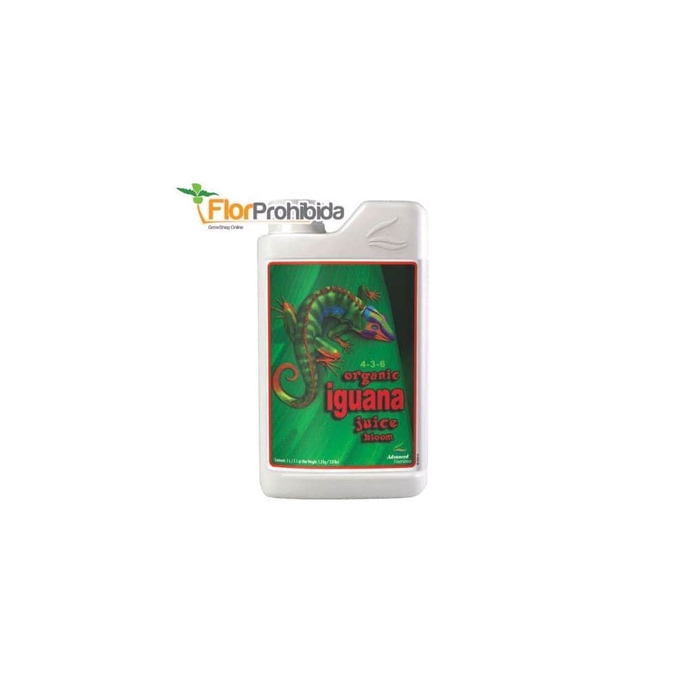 Abono orgánico Iguana Juice Bloom de Advanced Nutrients.