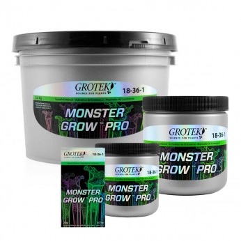 Monster Grow Pro de Grotek. Estimulador de crecimiento para marihuana, diferentes formatos.