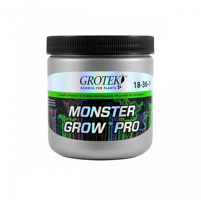 Monster Grow Pro de Grotek. Estimulador de crecimiento para marihuana, envase de 500g.