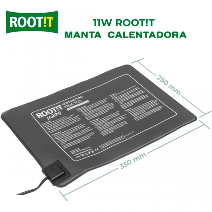 Manta calentadora Root¡t 25x35 cm 11w.