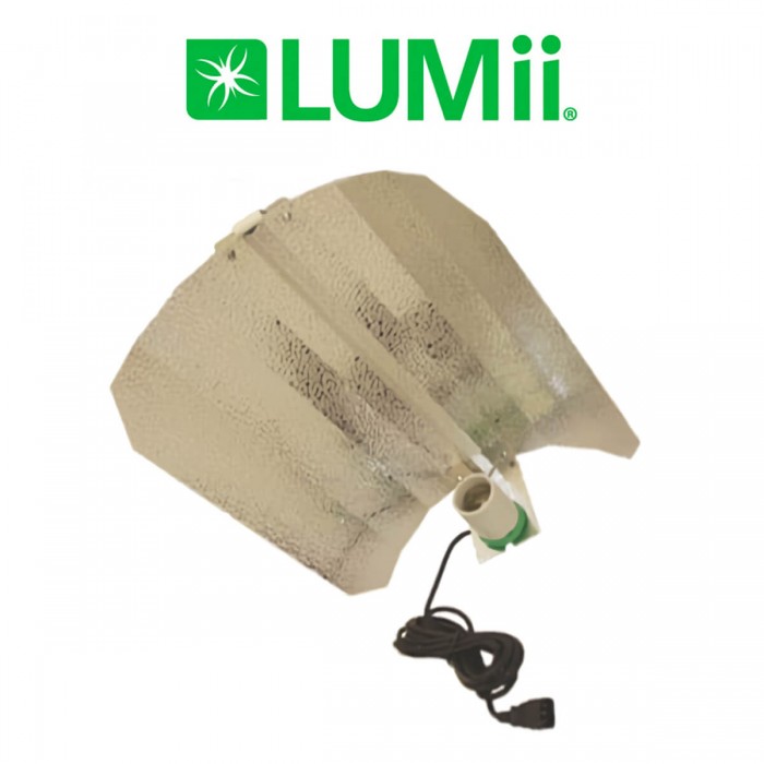 Reflector Lumii Maxii para bombillas HPS, HM y CFL con enchufe plug&play.