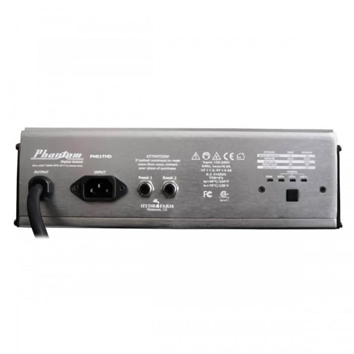Balastro digital Phantom 1000w, conexiones.