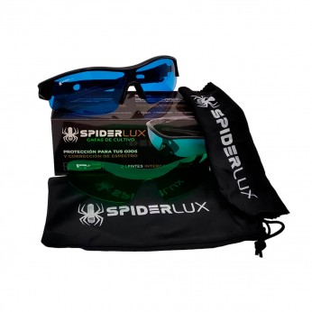 Gafas de cultivo Spiderlux, protege tu vista de los focos.