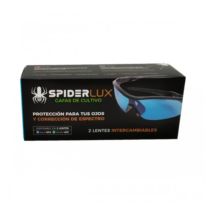 Gafas de cultivo Spiderlux, caja.