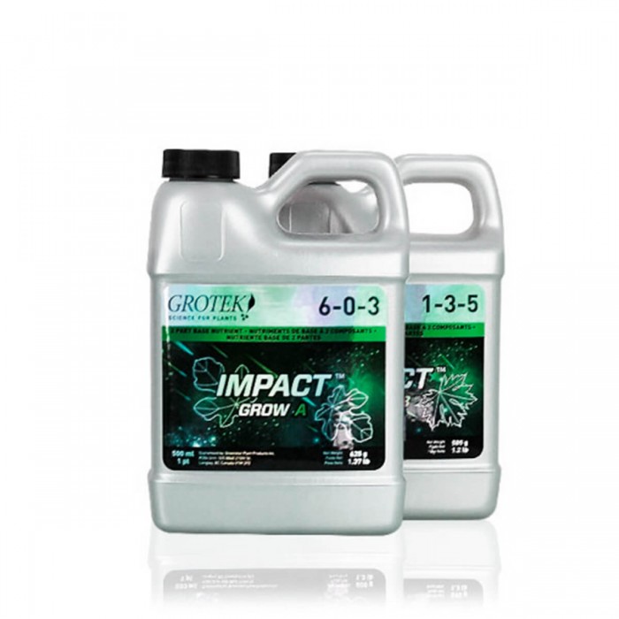 Impact Grow A+B envase de 1L Grotek.