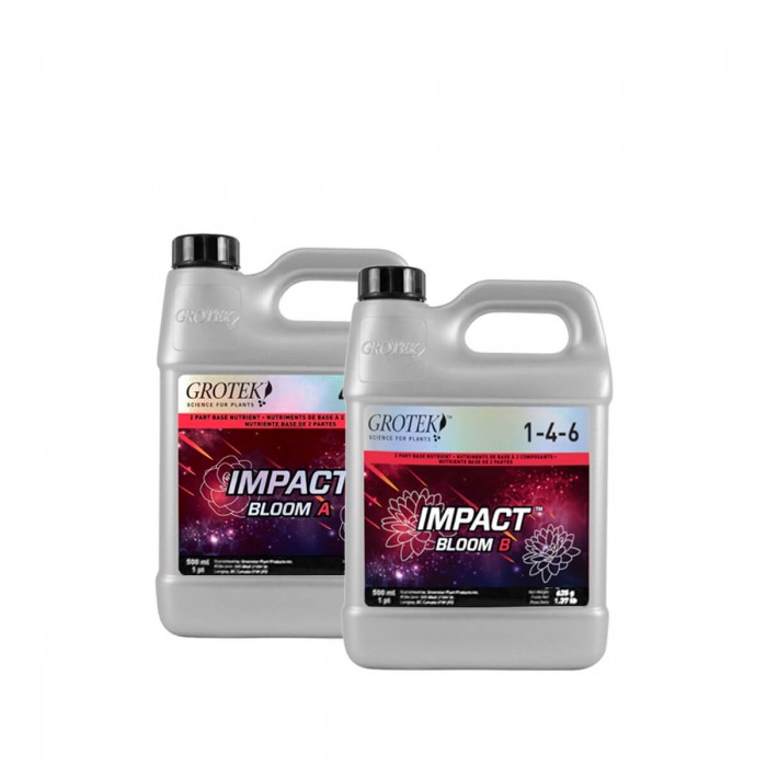 Impact Bloom A+B de Grotek, envase de 500ml.