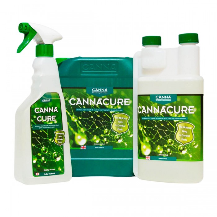 Cannacure de Canna. Insecticida 100% natural y nutriente foliar.