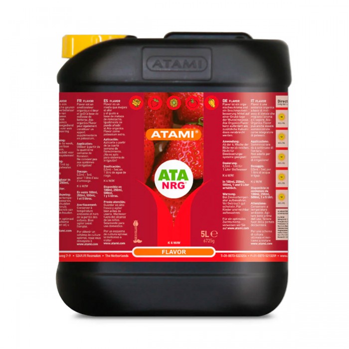 Potenciador de sabor Flavor de Atami, envase de 5L.