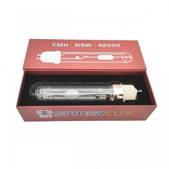 Bombilla LEC 315w Spiderlux 4200k, caja abierta.