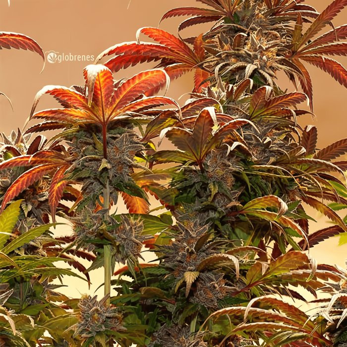 Semillas de marihuana feminizadas Unknown Kush de Delicious Seeds, planta.