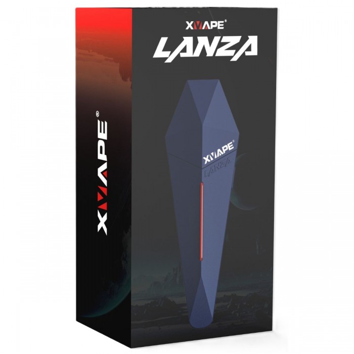 Vaporizador de hierbas secas Lanza de X-Vape, caja.