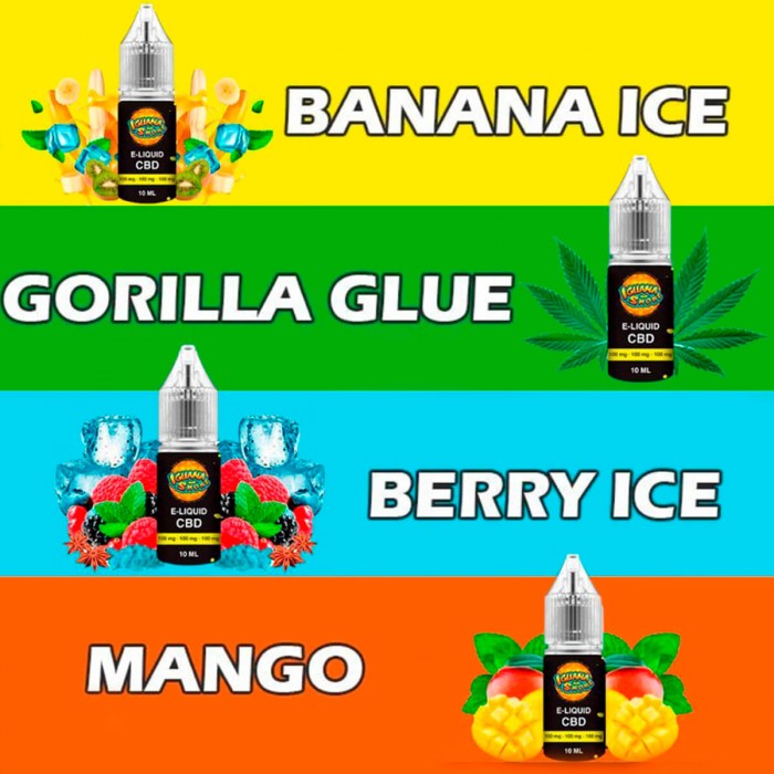 Líquido CBD Iguana Smoke 600mg de CBD en formato de 10ML para vaper