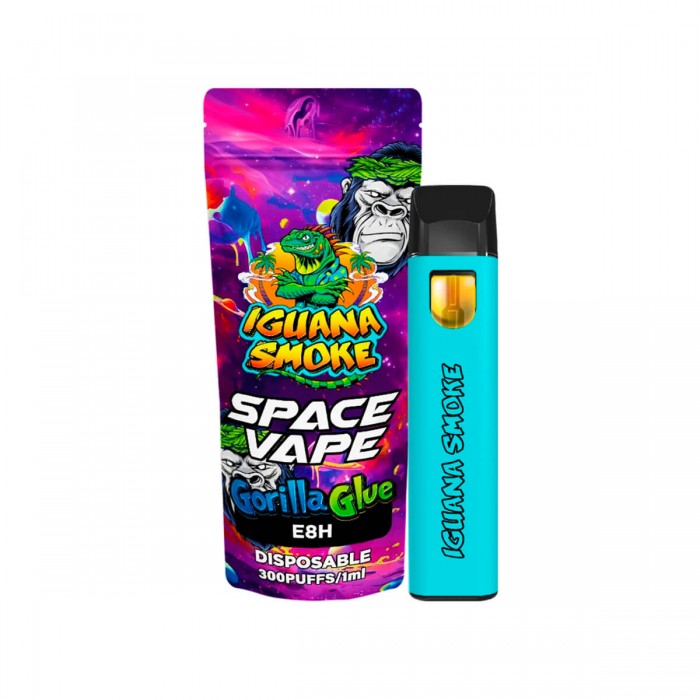 Vaper E8H de Iguana Smoke de 1ml Space Vape, gorilla glue.