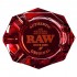 Cenicero RAW de cristal rubí.
